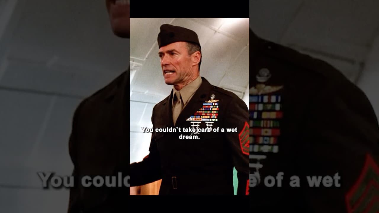 SMELLS LIKE... VICTORY? The First Day of Sergeant 'Gunny' Highway! | Heartbreak Ridge#short #movie