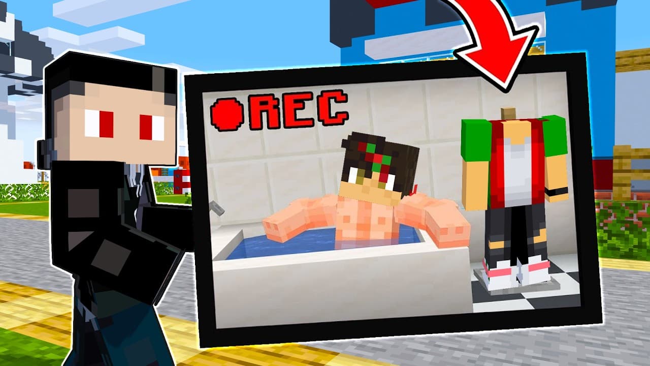 Using CCTV to Find My Friend's SECRETS in Minecraft!