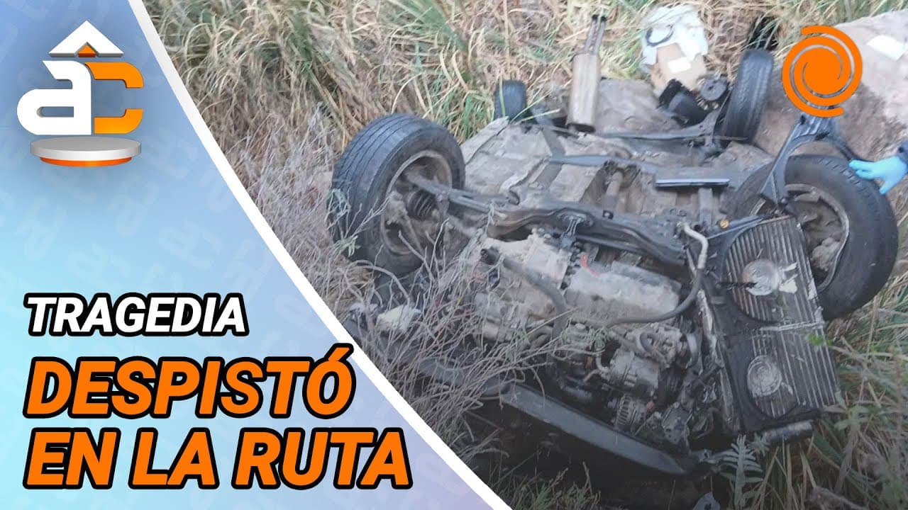 Choque fatal en las Altas Cumbres: murió al caer por un barranco de 50 metros