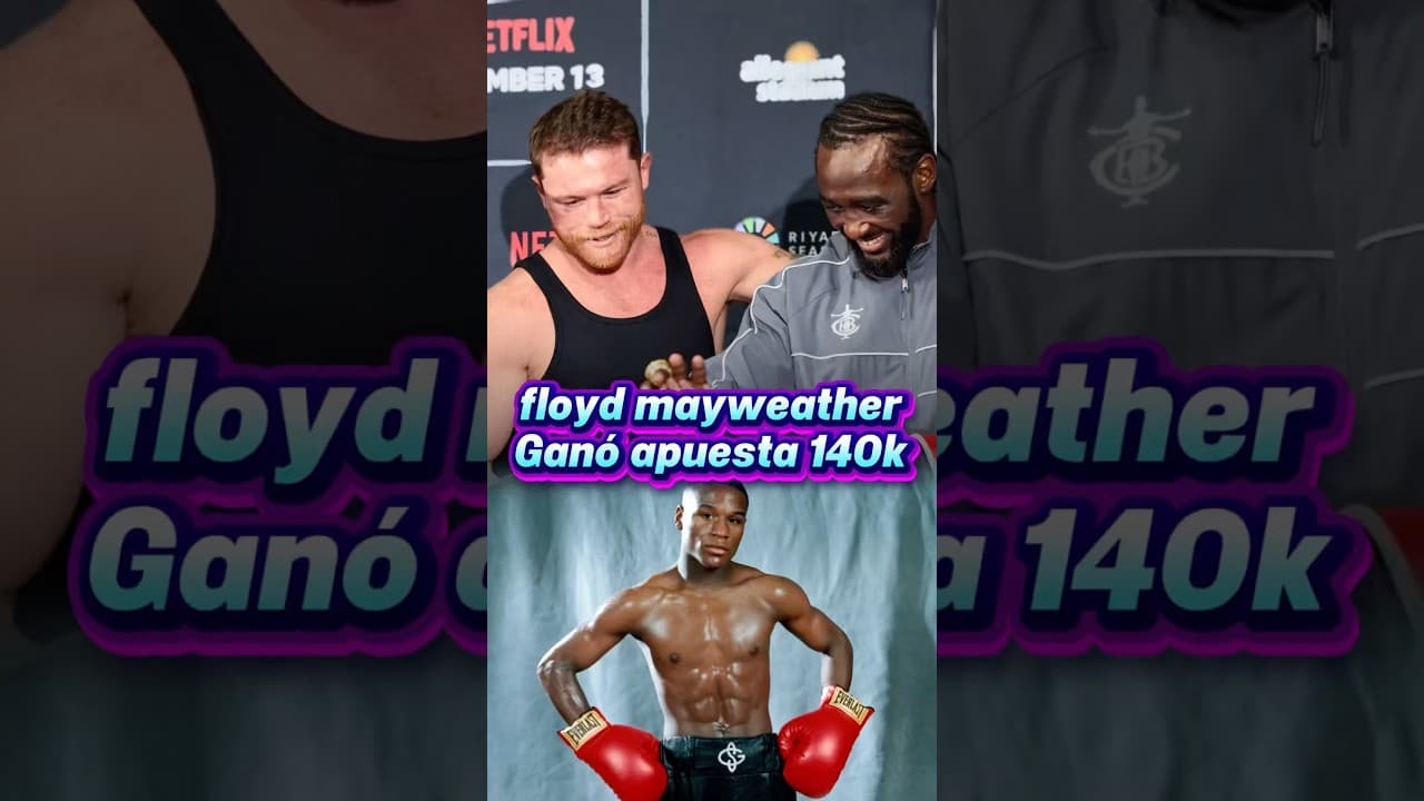 Floyd Mayweather apuesta en contra de canelo #box #boxeo #canelo #canelovscrawford  #crawford ￼