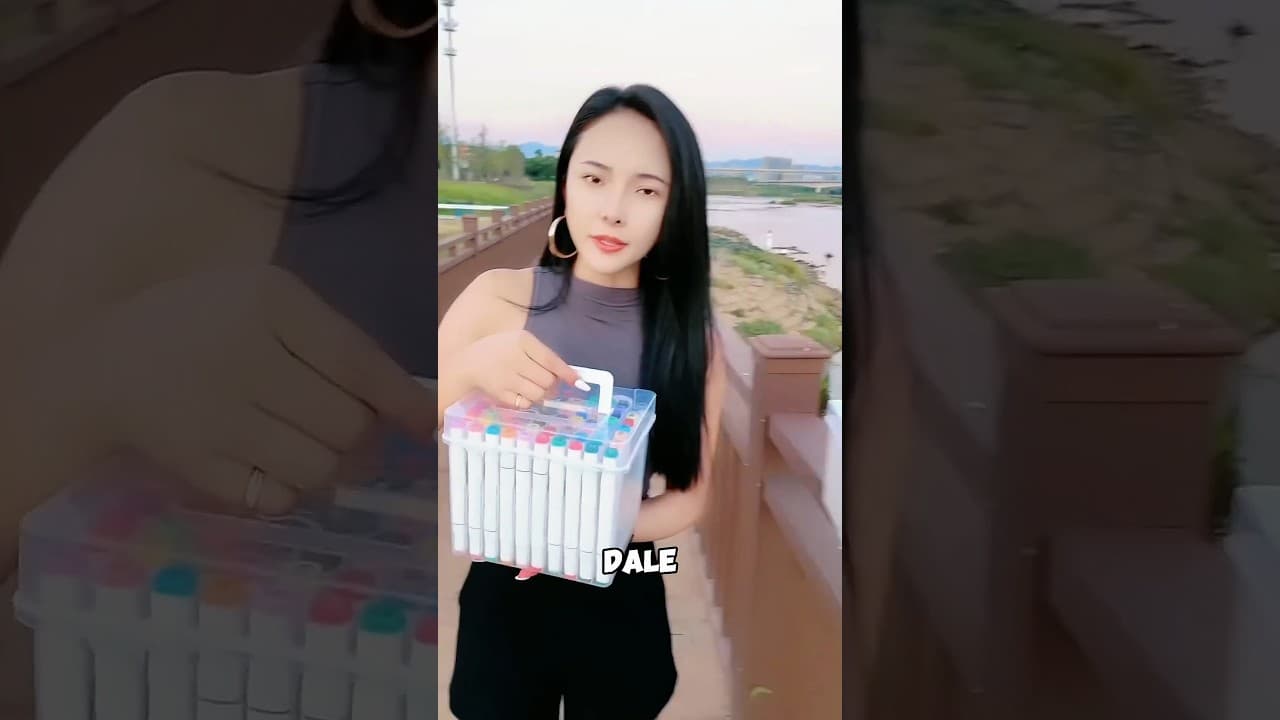 ¡La caja mágica de bolígrafos que todos quieren! 🖊️✨ #shortvideo