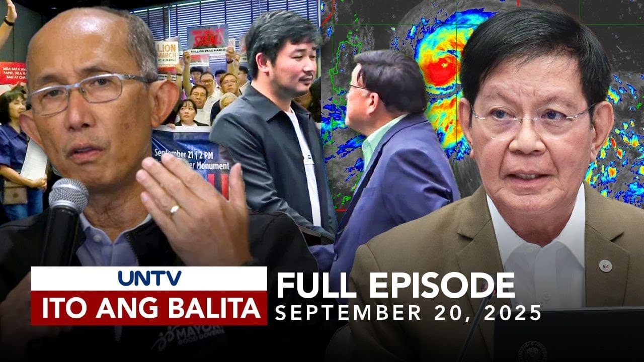 UNTV: Ito Ang Balita Weekend Edition | September 20, 2025
