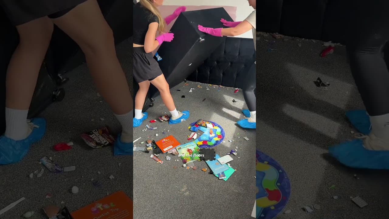 She needed her own space too 💔 #beforeandafter #actsofkindness #cleantok #freeclean #deepcleaning