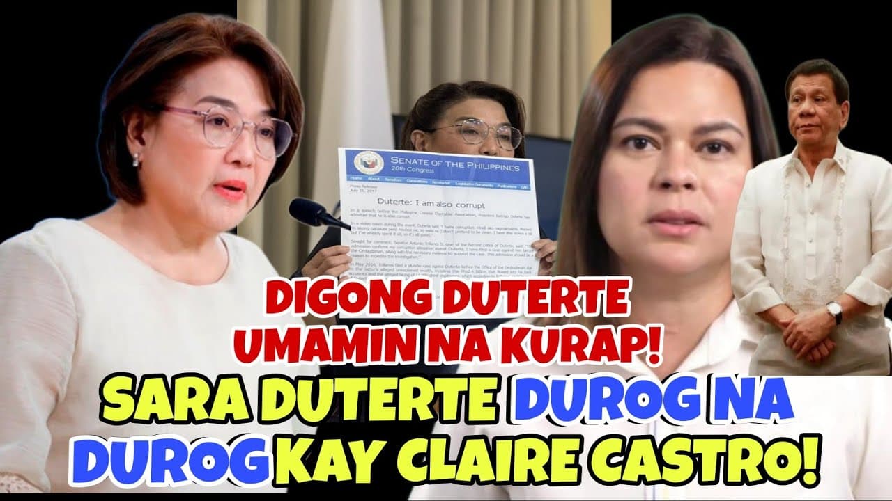 SUPALPAL SI INDAY‼️MGA BANAT NI VP SARA SA MARCOS ADMIN BASAG KAY USEC CLAIRE CASTRO‼️