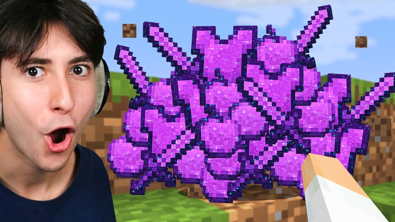 Minecraft, But Every Drop is Immortal & Multiplied