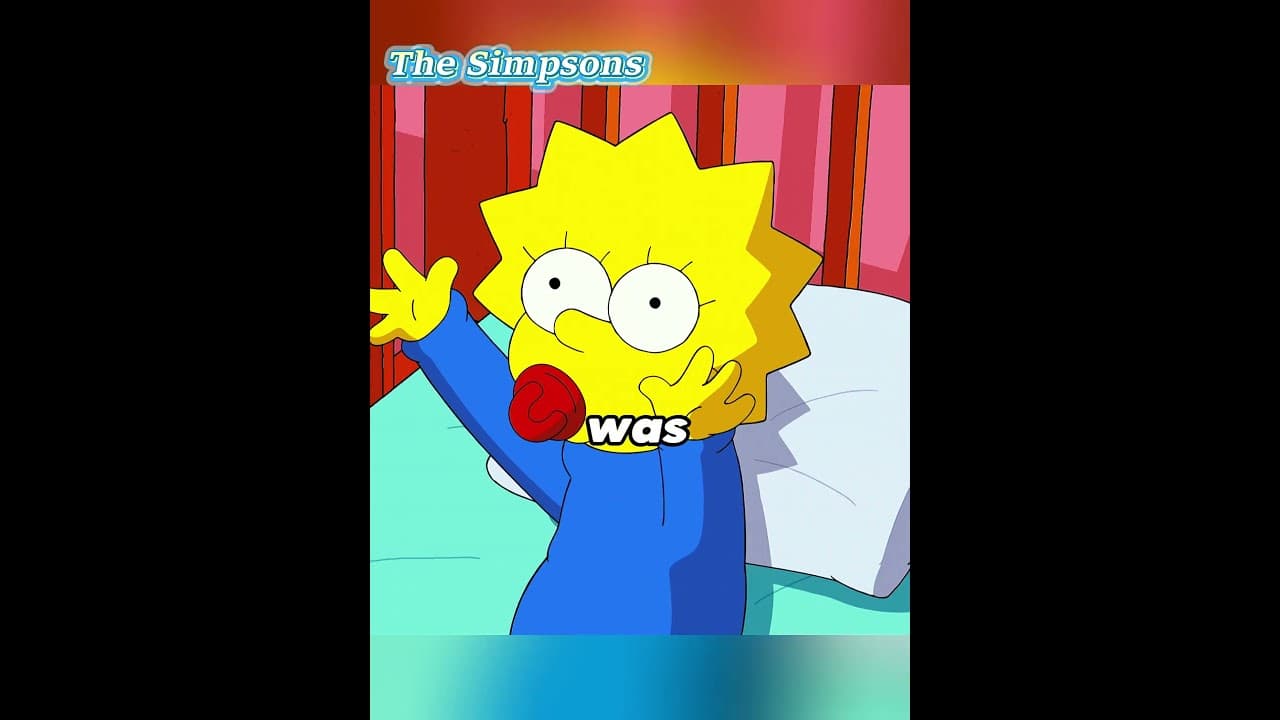 Maggie carefully picked out her diaper early in the morning #thesimpsons #fyp #anime