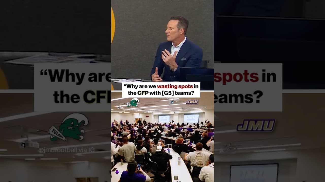 Danny Kanell says he feels bad for Vanderbilt, Texas and Notre Dame for being left out of the #cfp