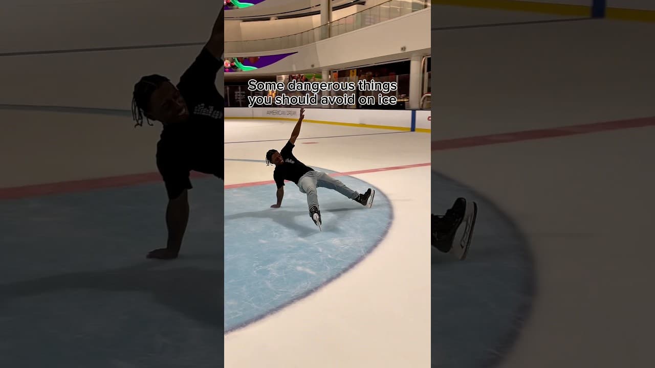 Dangerous things you should avoid on ice #iceskating #skating #skate #hockey #figureskating