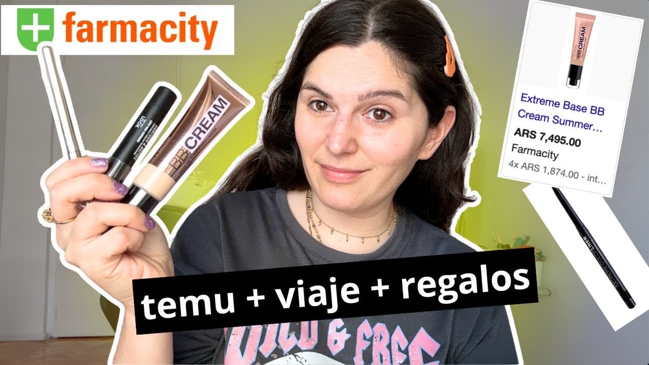 LLEGO TEMU + TENEMOS PASAJES + LA RESEÑA de MAQUILLAJE de FARMACITY