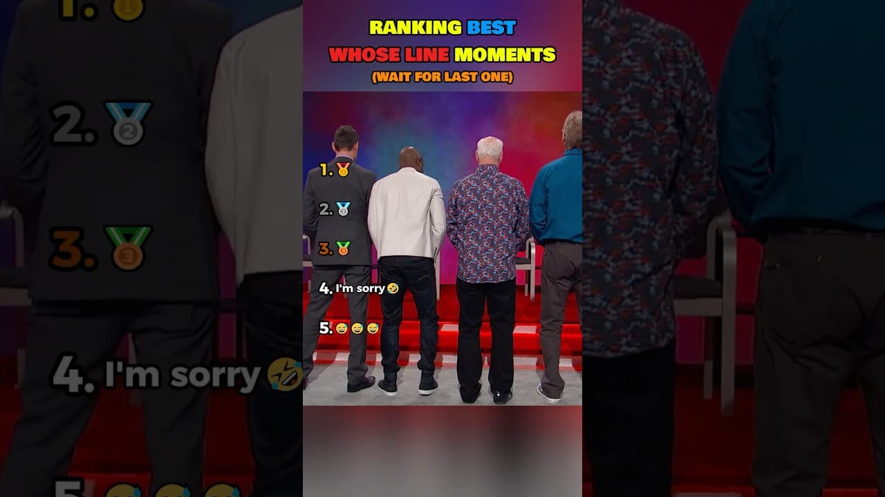 Ranking Best Whose Line Moments Pt.8