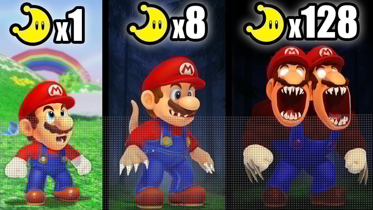 Mario Odyssey, but Every Moon = MORE SCARY…
