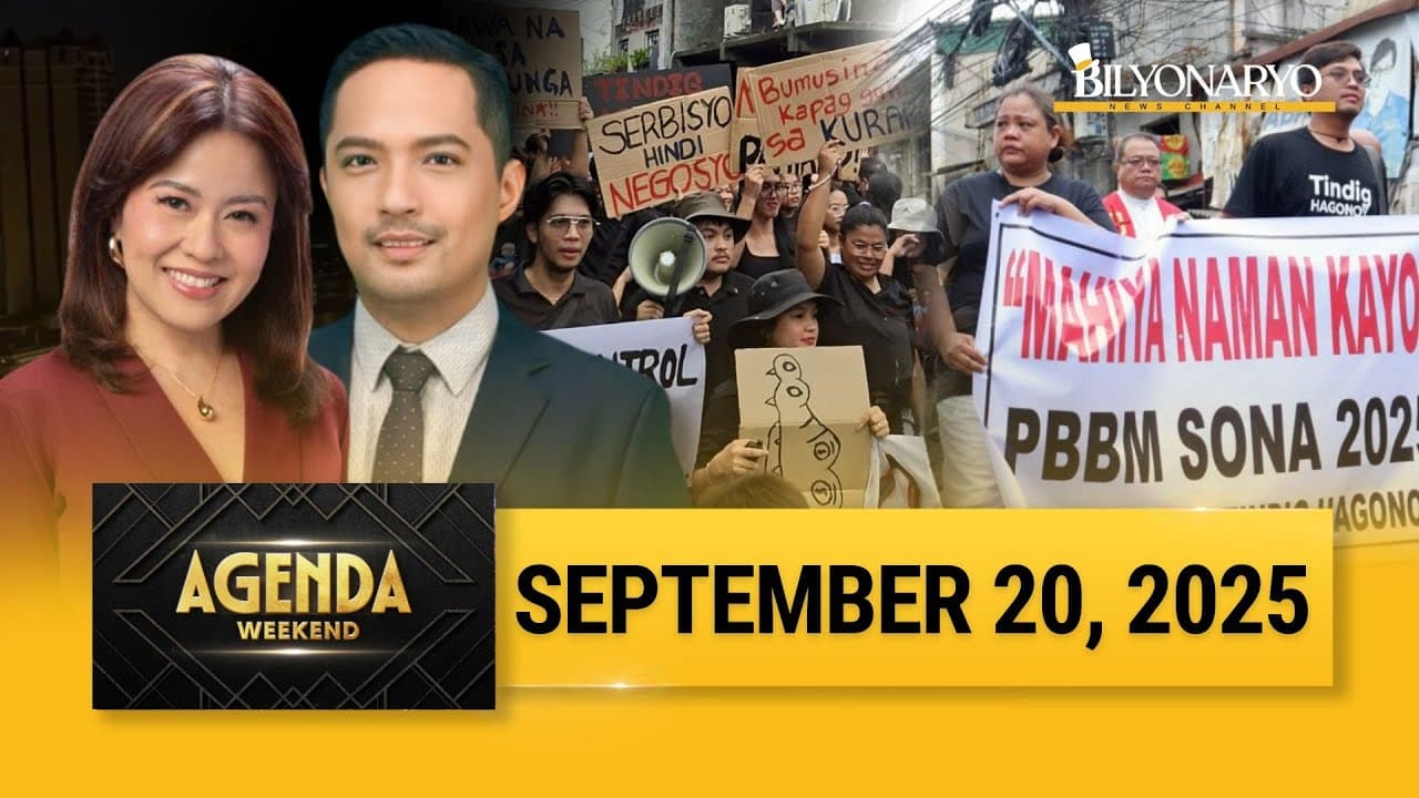 Agenda Weekend | September 20, 2025