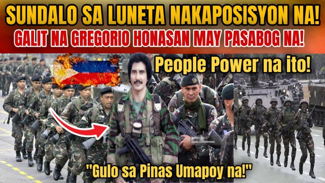 ITO NA GREGORIO HONASAN GALIT NA GALIT MAY MATINDING BANAT! NANAWAGAN NA SA AFP AT PNP HALA KA!