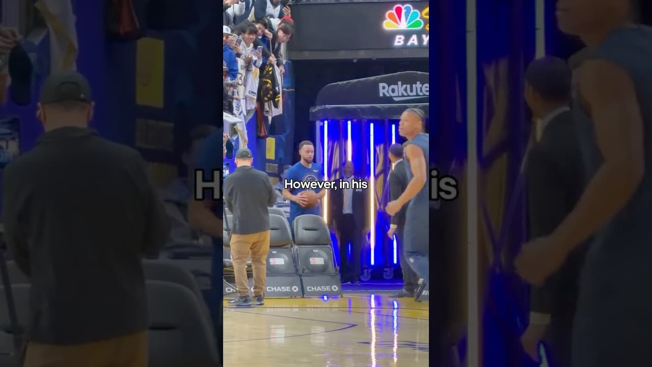 Steph Curry Hits Full Court Tunnel Shot!