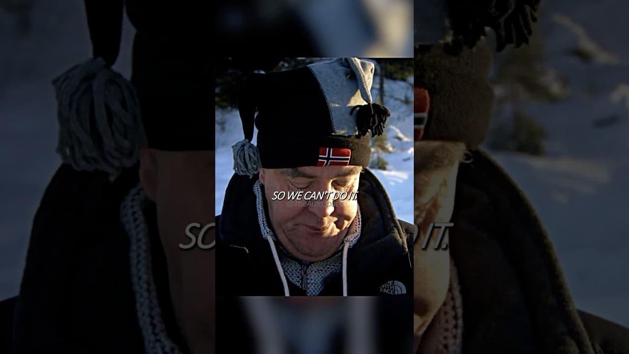 13 tons driving on a frozen lake…🤯 #carshow #topgear #thegrandtour