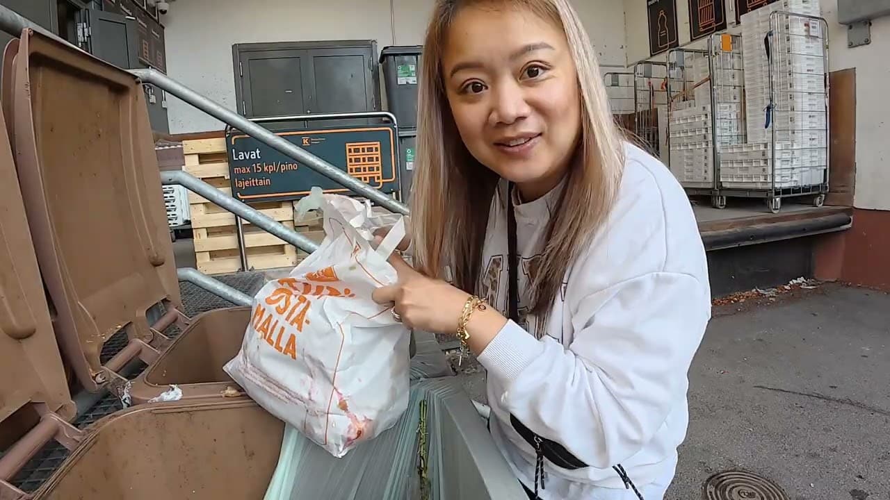 MGA NAKUHA SA BASURAHAN PINAGSALUHAN SA BIRTHDAYHAN I DUMPSTER DIVING IN FINLAND | THAI-FINNISH 