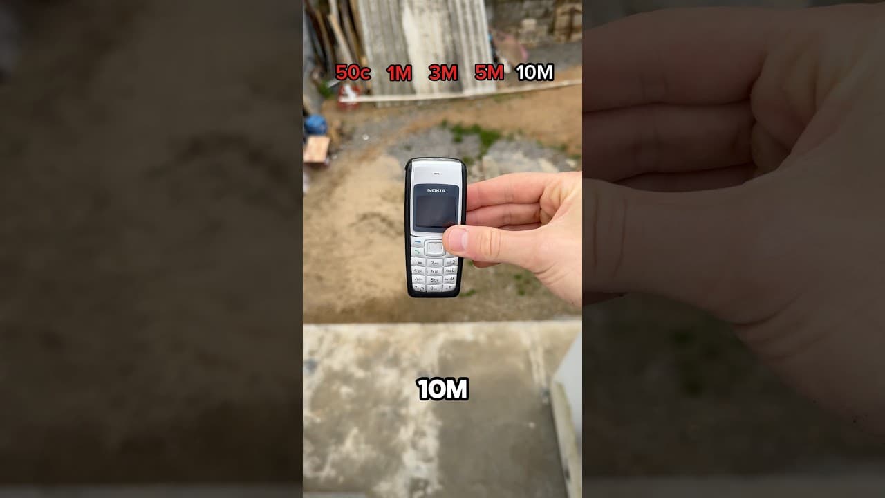 A qué altura se rompe el Nokia? 📱💥
