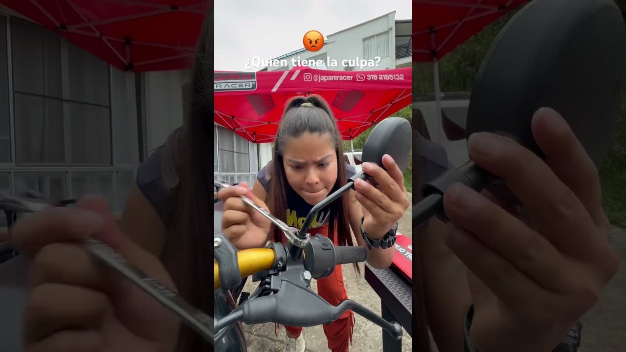 Yo creo que no tengo la culpa y pilas con decir lo contrario 😡 #motos #honda