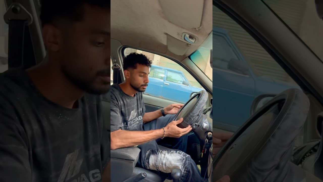 لما تحسس نفسك انك راكب عربيه حديثه😂🚘
