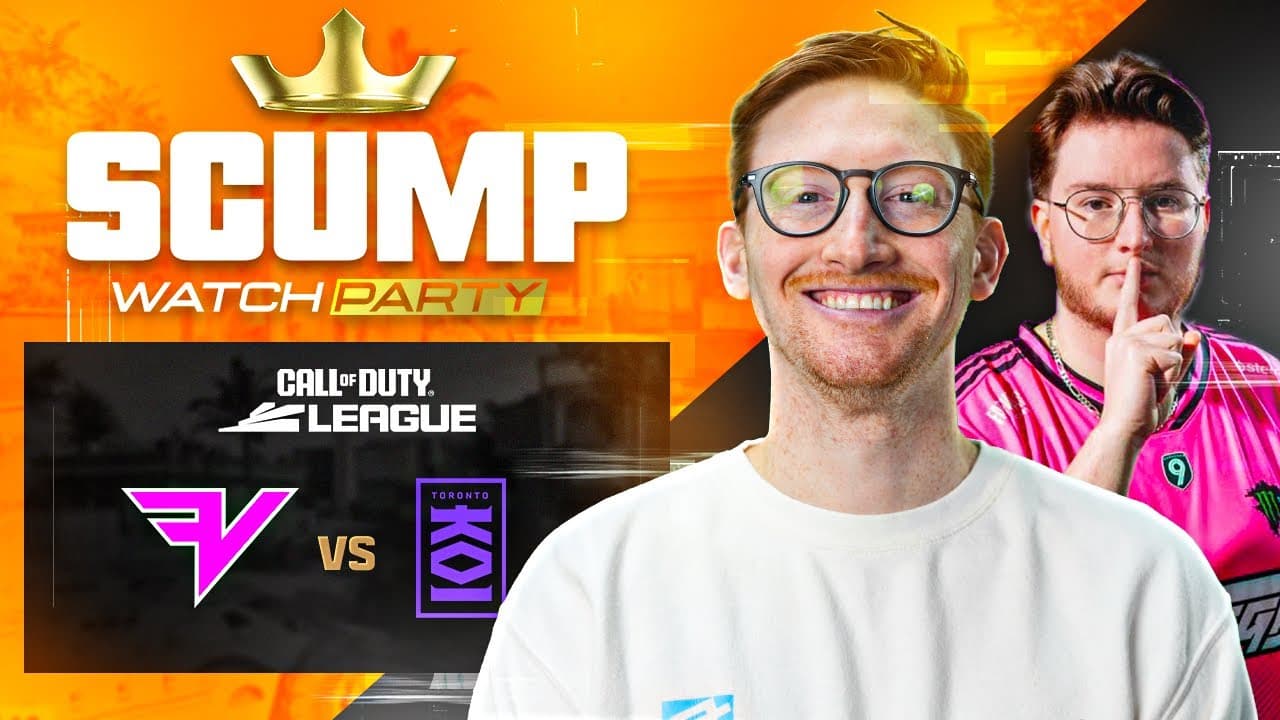 FAZE VEGAS vs TORONTO KOI!! SCUMP WATCH PARTY - CDL MAJOR 1 QUALIFIERS WEEK 2