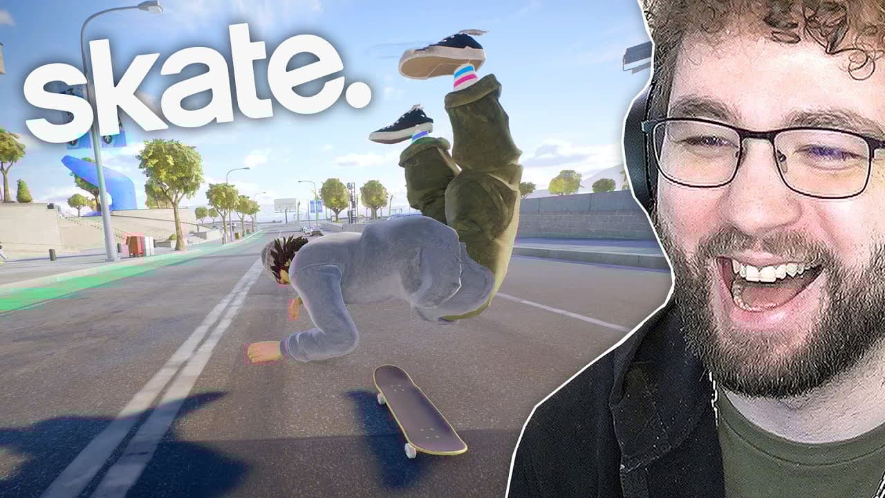 JEV ATTEMPTS SKATE. GLITCHES