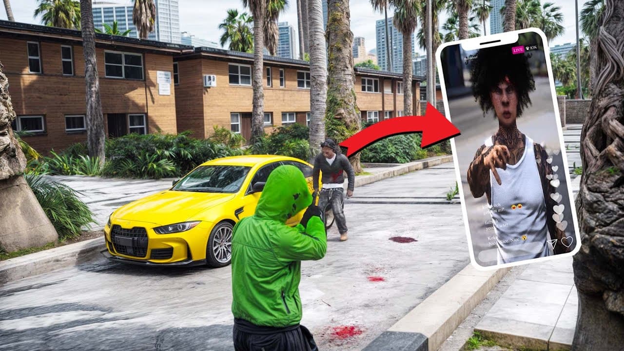 We caught him lacking ON INSTAGRAM LIVE in GTA 5 RP!