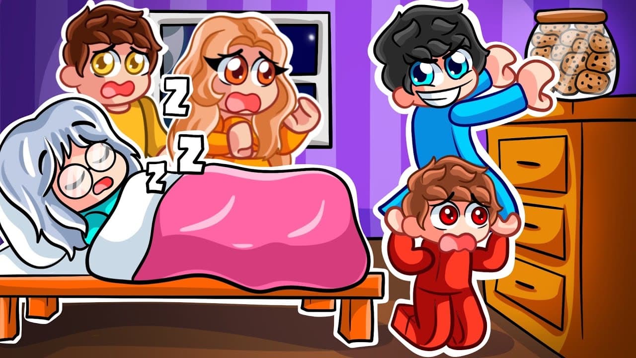 Robé las GALLETAS a Mi ABUELA GRUÑONA en Roblox!