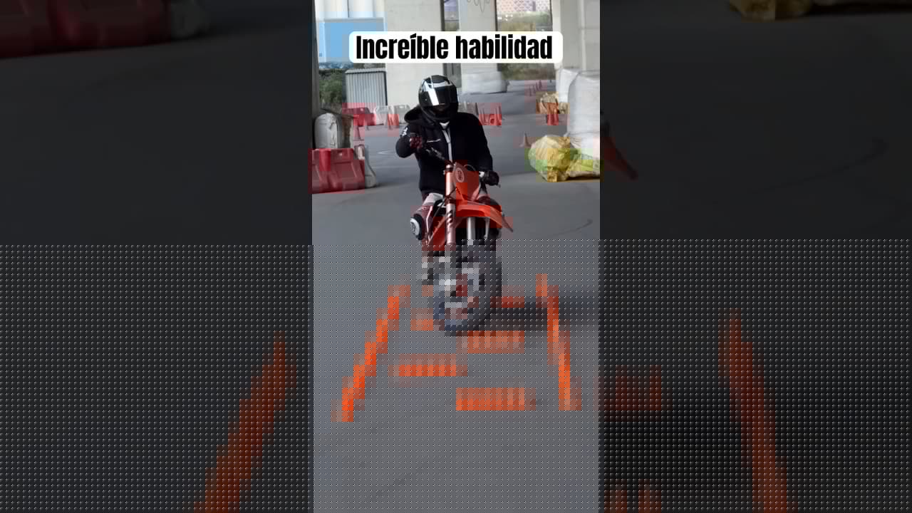 La mejor moto sorteando obstáculos #motorcycle #motovlog #motos