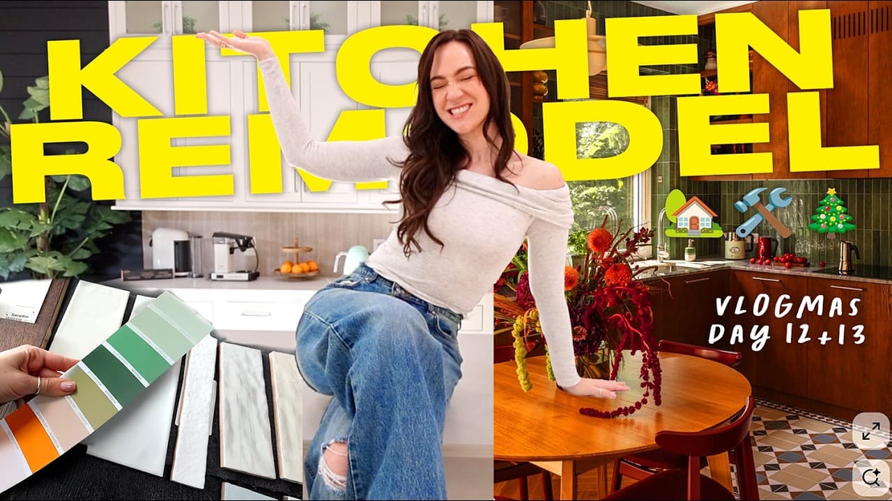 Remodeling My Entire Kitchen!! 🏡🔨🎄 Vlogmas Day 12 + 13
