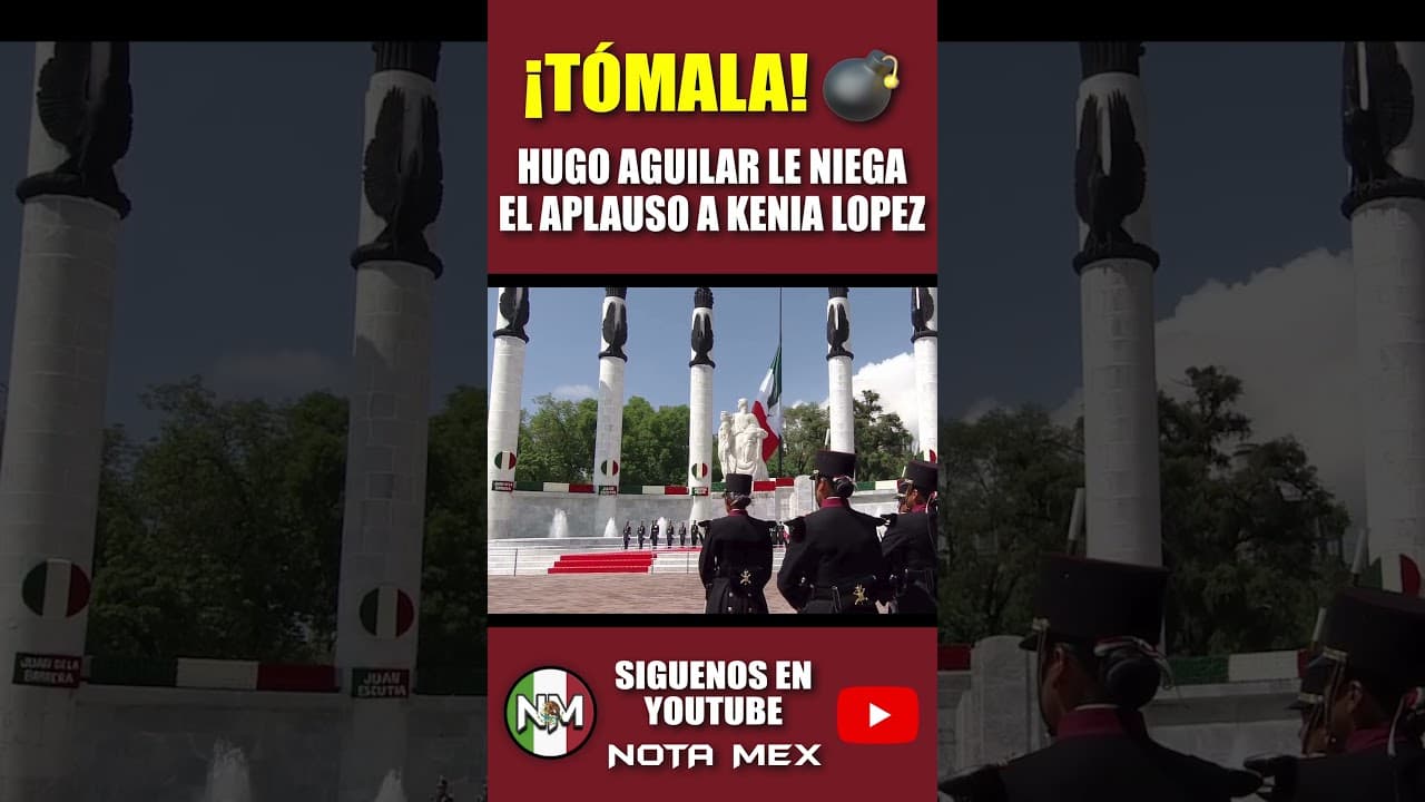 🚨💥¡TÓMALA! HUGO AGUILAR LE NIEGA EL APLAUSO A KENIA LOPEZ💥🚨