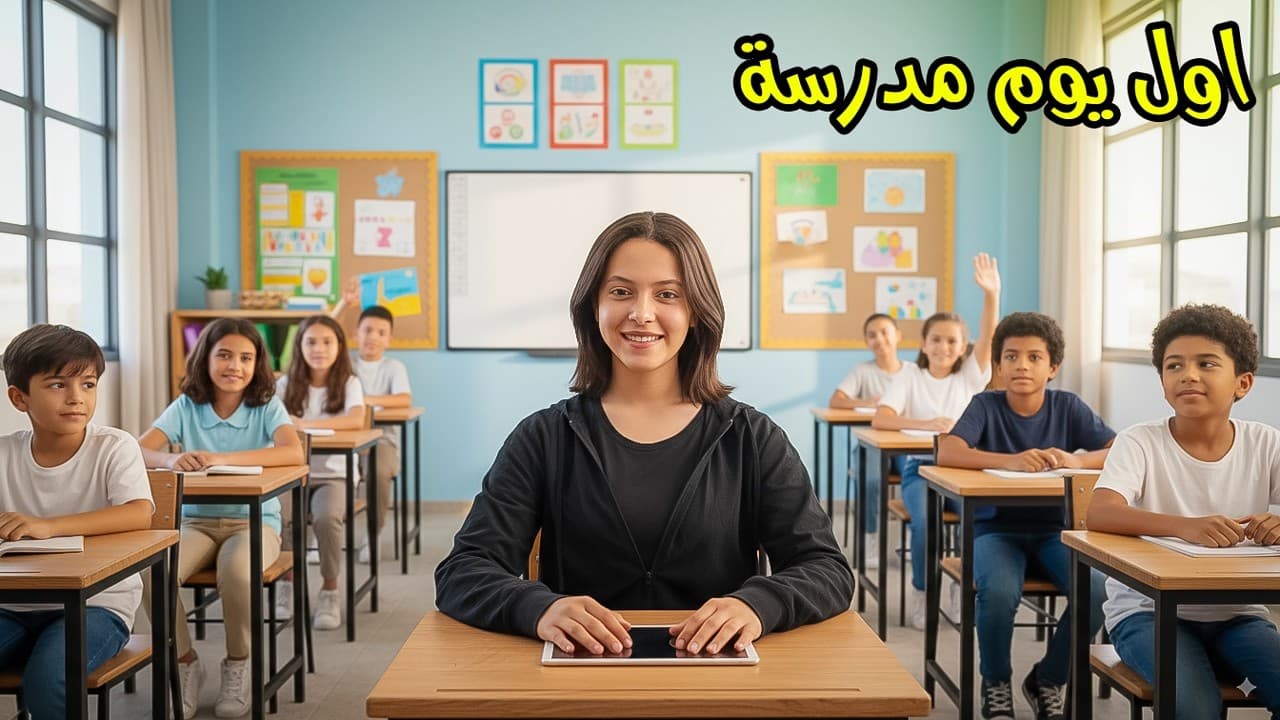 روتين اول يوم مدرسة في بيتنا الجديد بسبب...
