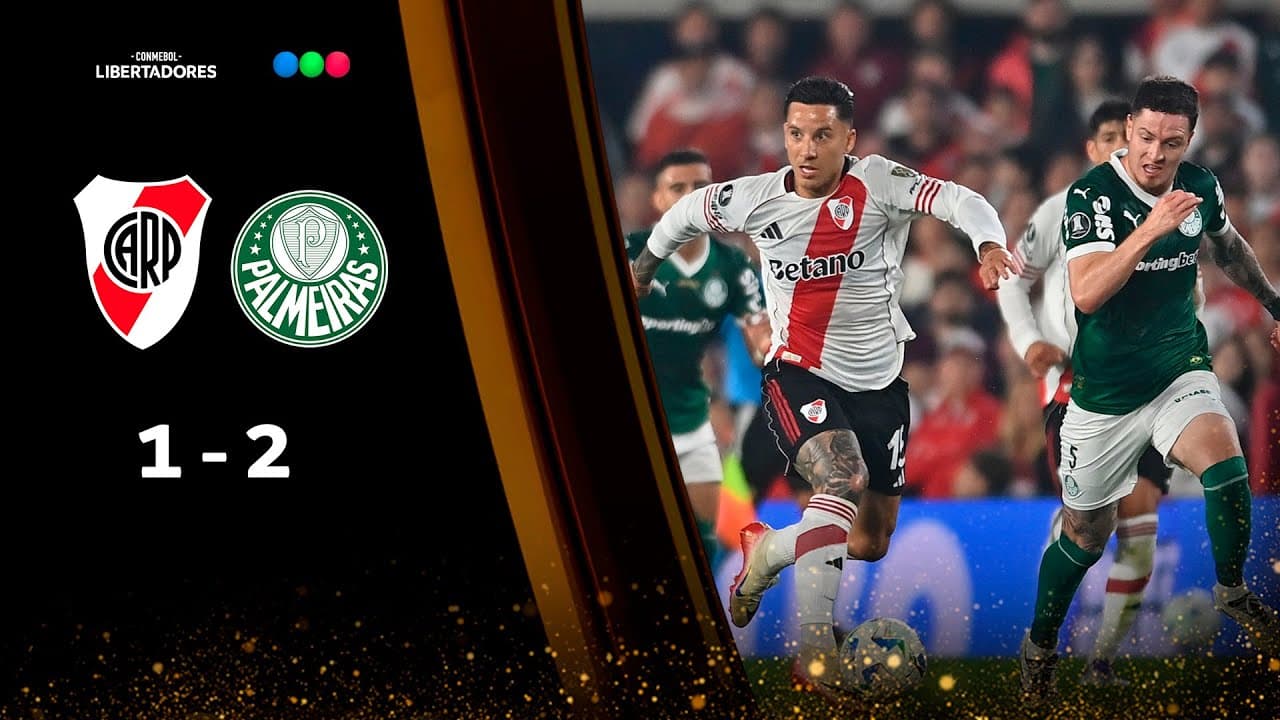 RIVER PLATE vs. PALMEIRAS | IDA CUARTOS DE FINAL de la Conmebol Libertadores con IMÁGENES
