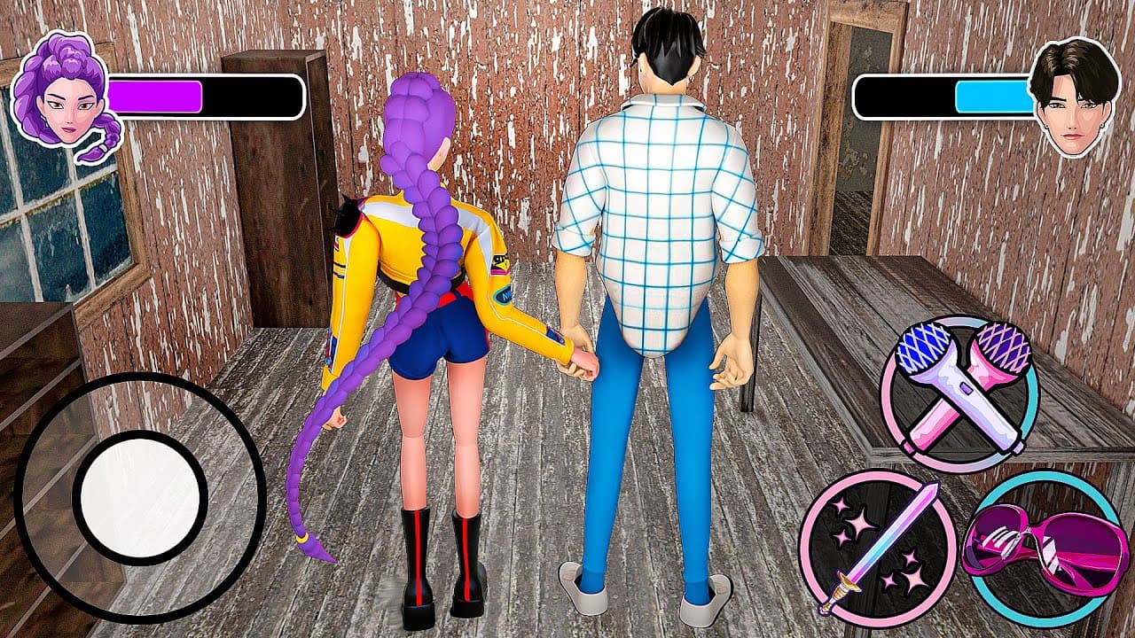 Playing as Rumi & Jinu from Kpop Demon Hunters in Granny House