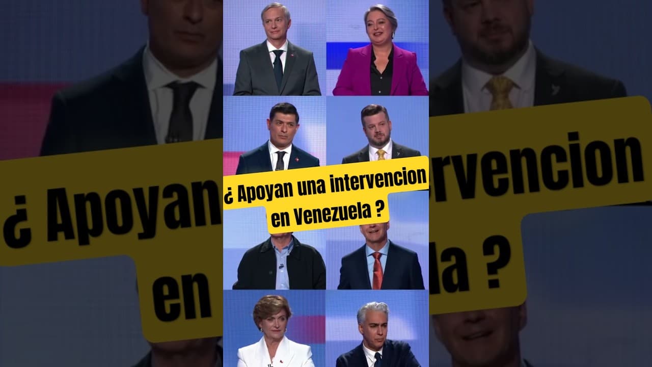 Debate Presidencial Chile ¿ apoyaría una intervención militar en Venezuela ? #venezuelalibre Kaiser