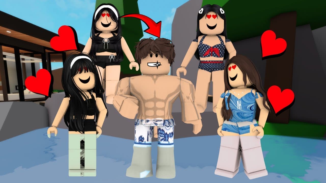 GIRLS ONLY HOUSE Sa Brookhaven RP! (ROBLOX TAGALOG)