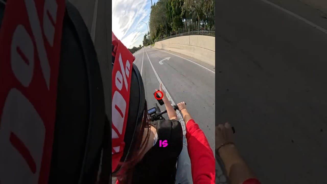 I SAVED this Girl with my e-bike👩#shorts