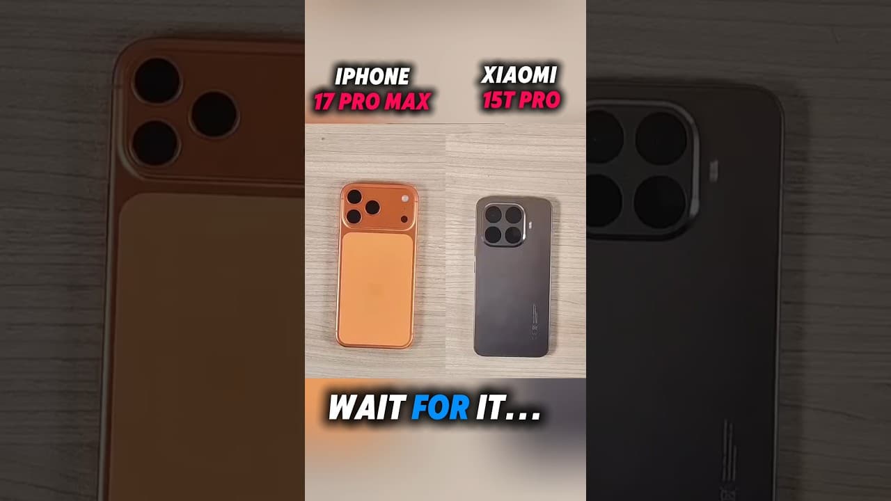 🔥 iPhone 17 Pro Max vs Xiaomi 15T Pro – BATTERY WAR! 🔋⚡#BatteryTest  #ViralTech  #FakeOrReal