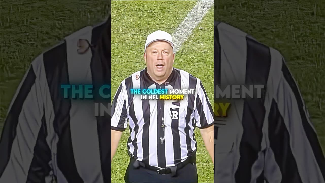 The Coldest Moment In NFL HISTORY... 🥶🏈