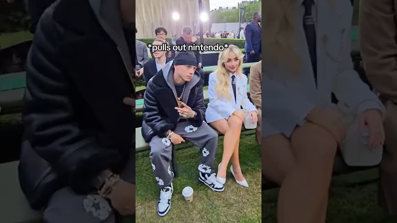 Sabrina Carpenter & Central Cee AWKWARD Interaction 😳😂