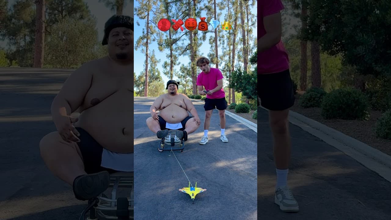 RC Car vs Sumo Wrestler!