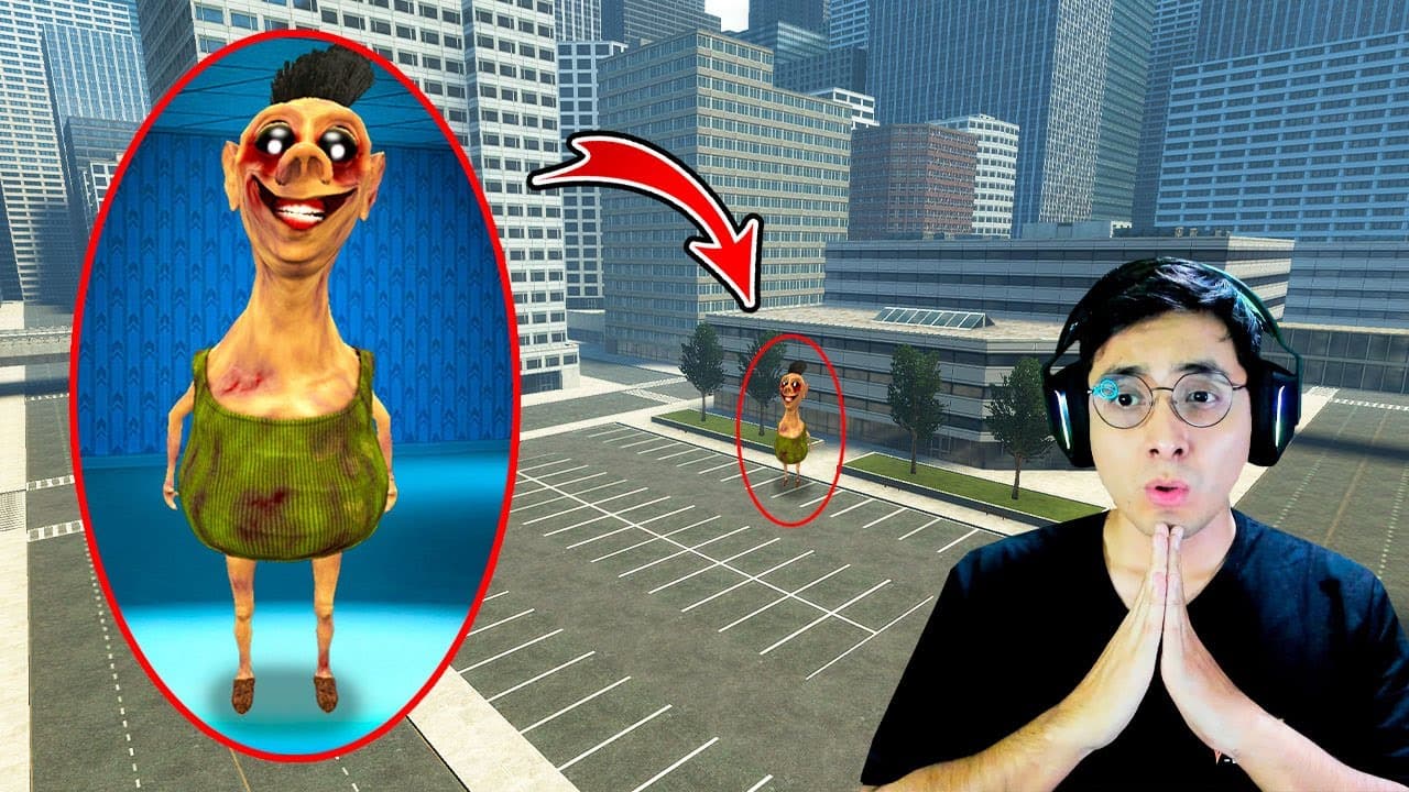 Un DRON capta a HAMOOD HABIBI.EXE en la CIUDAD... - Garry's Mod