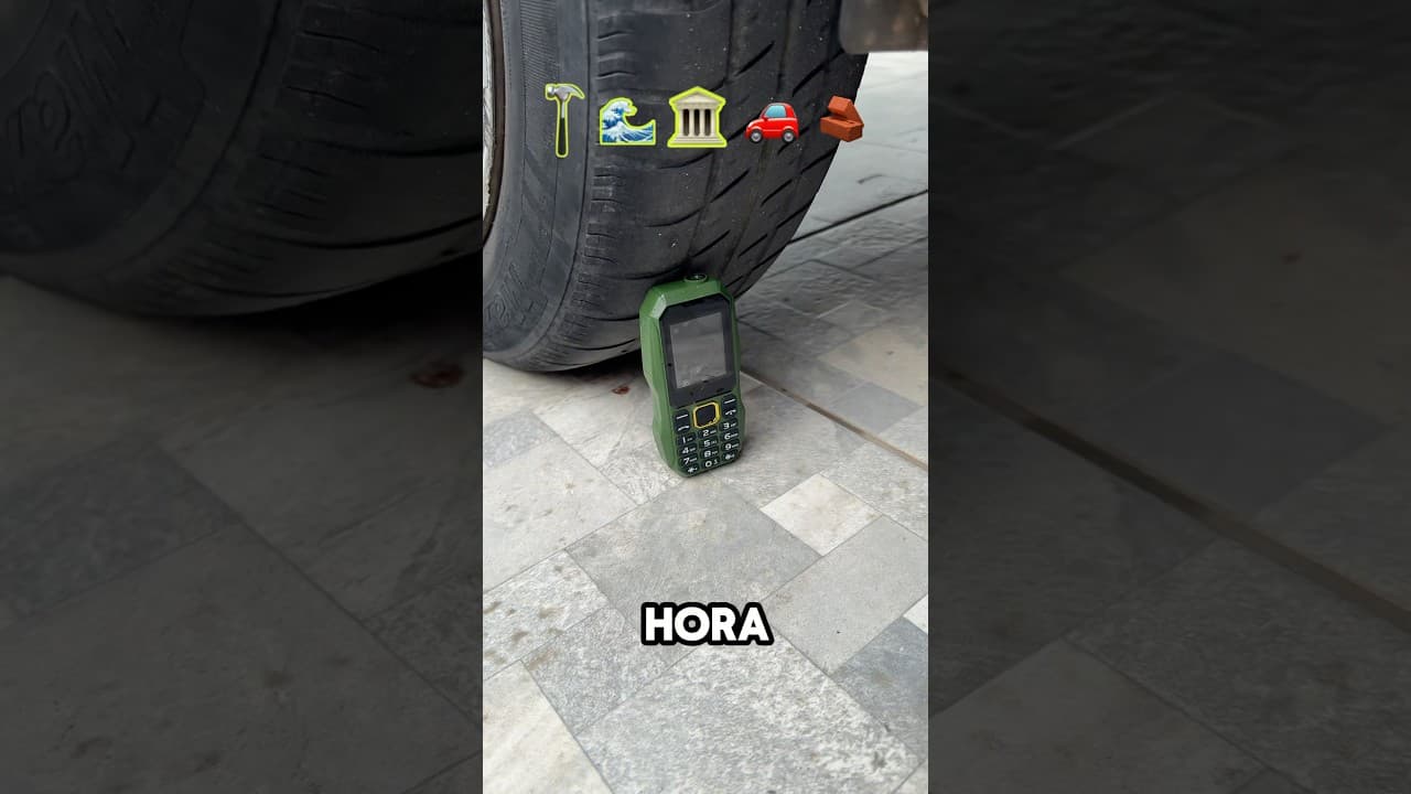 Se puede romper un celular indestructible? 📱🔨