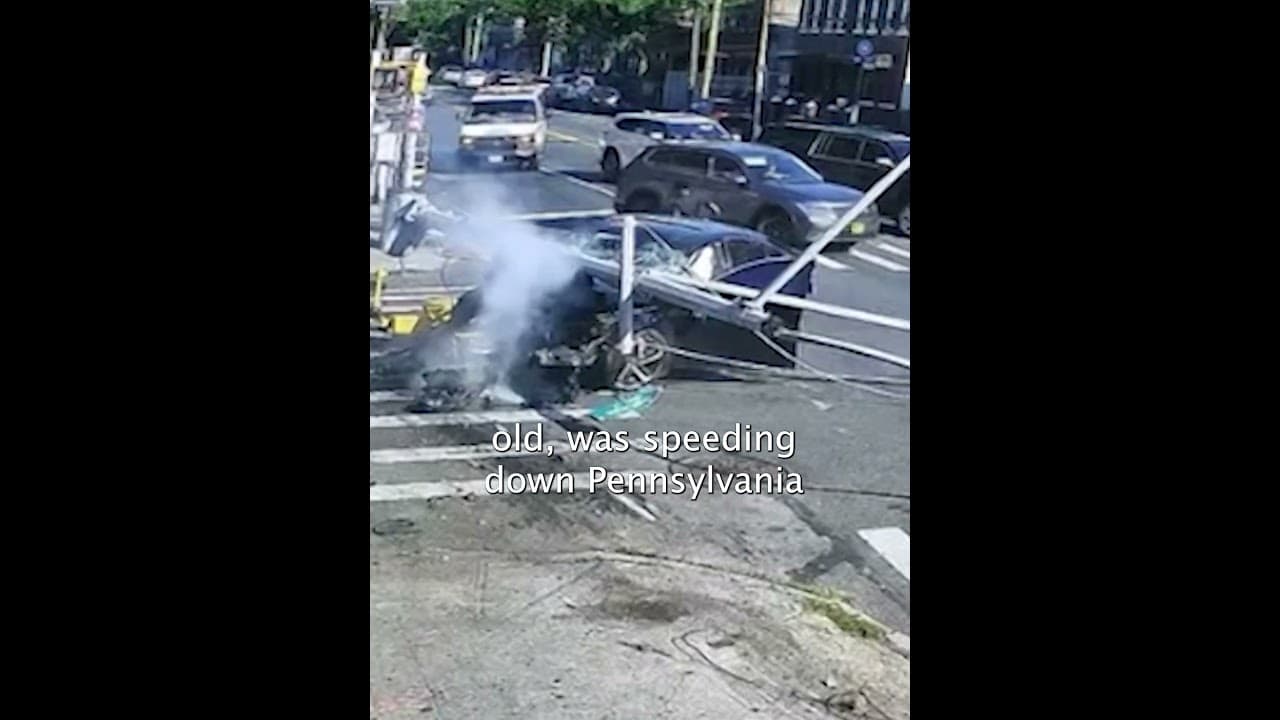 Caught on camera: 15-year-old driver hits pedestrian in East New York crash | News 12