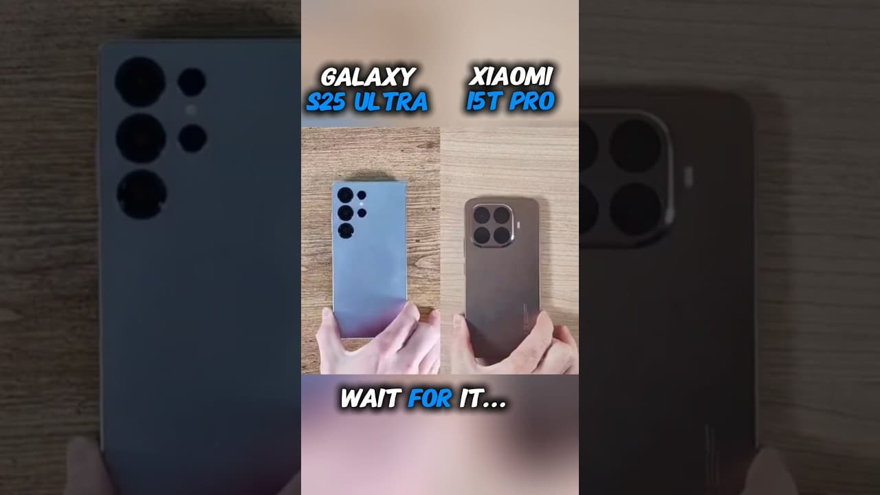 🔥 Galaxy S25 Ultra vs Xiaomi 15T Pro – BATTERY WAR! 🔋⚡ #BatteryTest