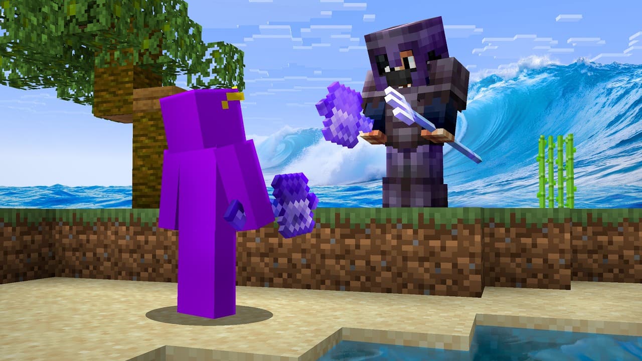 I Secretly Joined My Enemy's Minecraft Team