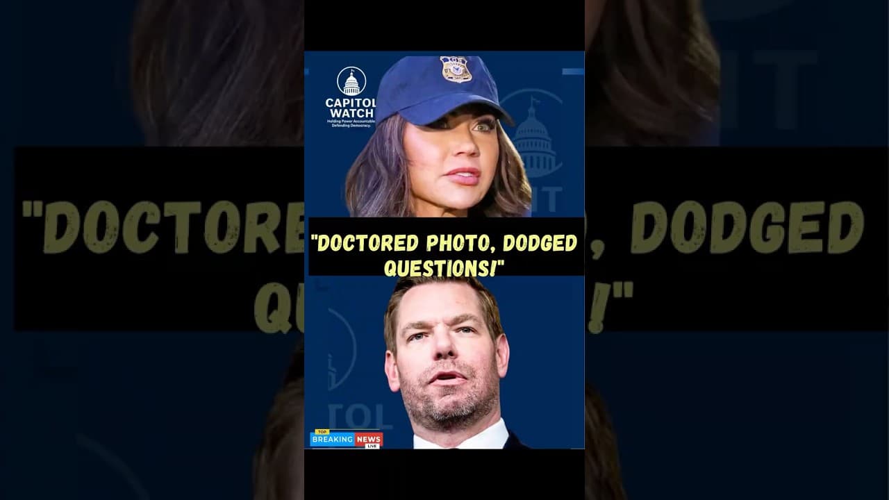 "ALMOST UNWATCHABLE: Swalwell Slams Noem Over Fake MS-13 Photo & Shocking Deportations"