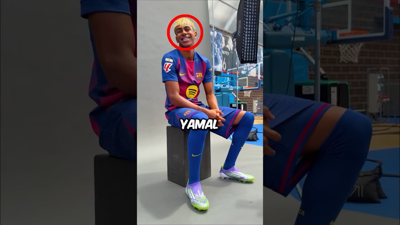 ¿El pelo en la cabeza de Lamine Yamal es una peluca?🤔😱