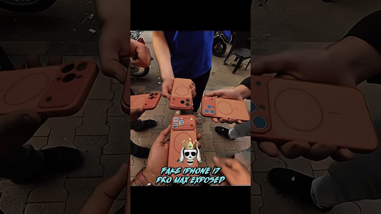FAKE iPhone 17 Pro Max EXPOSED! 💀🔥 #iphone17promax #FakeiphoneEXPOSED