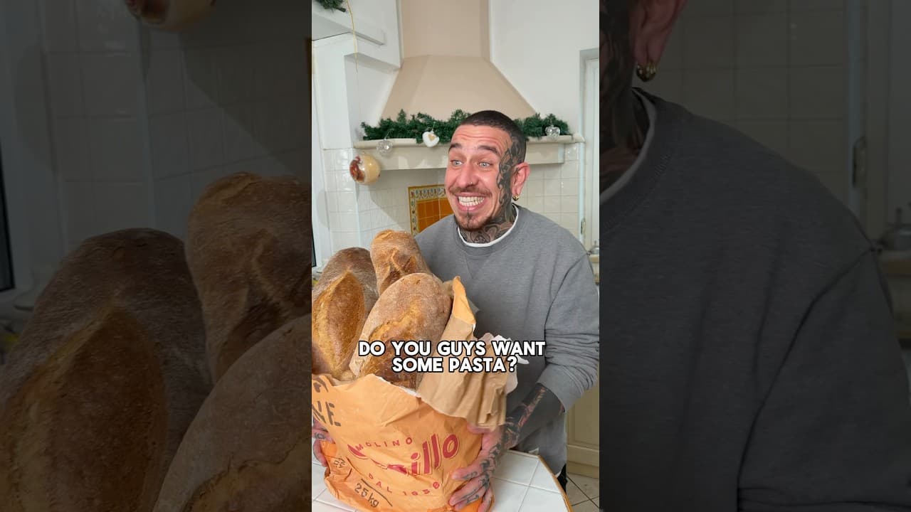 He made PASTA from BREAD @SpicyMoustache