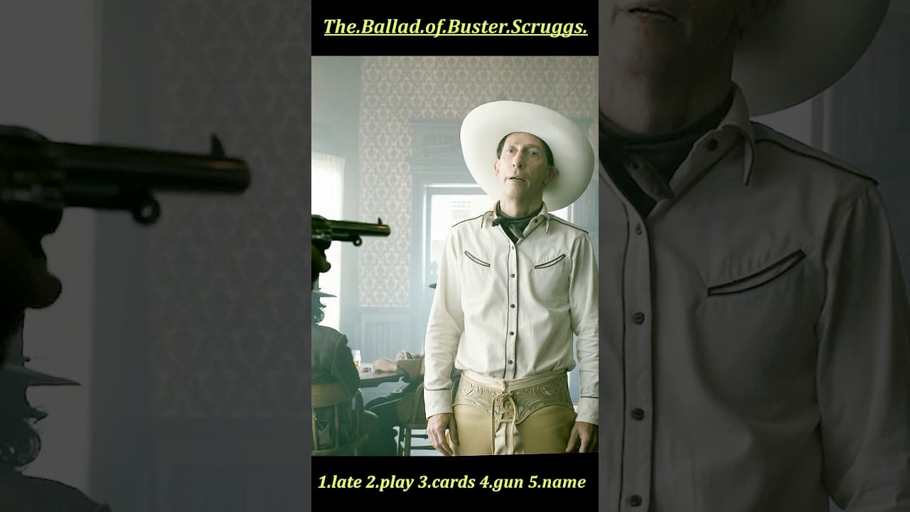 The Ballad of Buster Scruggs (2018) | Barroom Rebellion & Buster’s Table-Top Gunshot! 🤠🔥